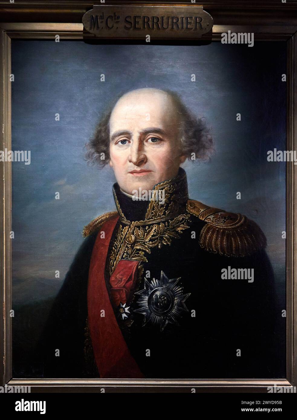 Maresciallo Jean Mathieu Philibert Sérurier (1742-1819), 1834, O. More, dopo J.L.Laneuville, Musée de lArmée, Hôtel National des Invalides, Parigi, Francia. Foto Stock