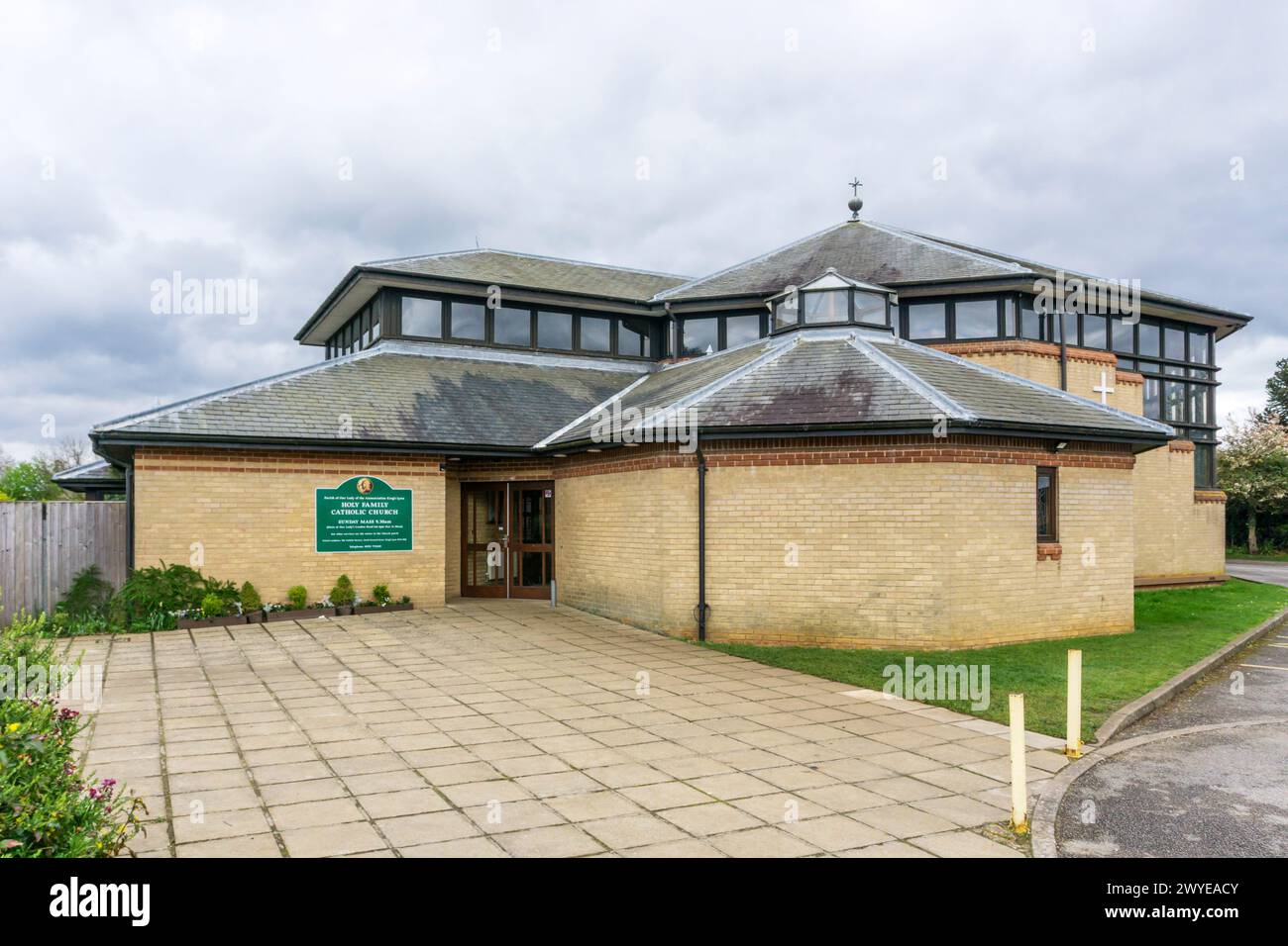 Chiesa cattolica della Sacra famiglia a Gaywood, King's Lynn. Foto Stock