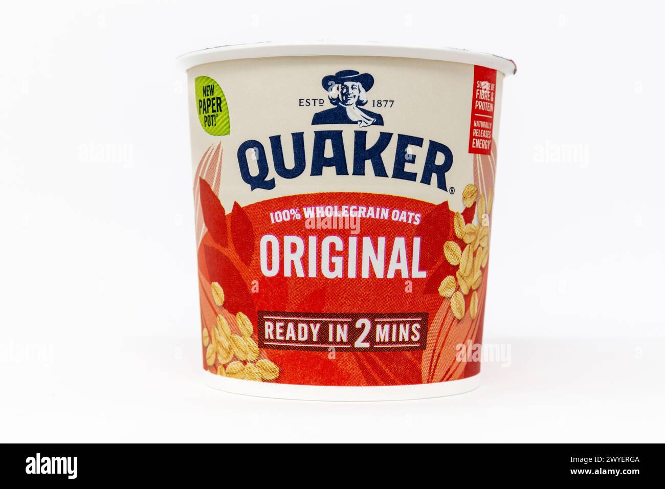 Quaker OAT so Simple Original Porridge Cereal Pot. Foto Stock