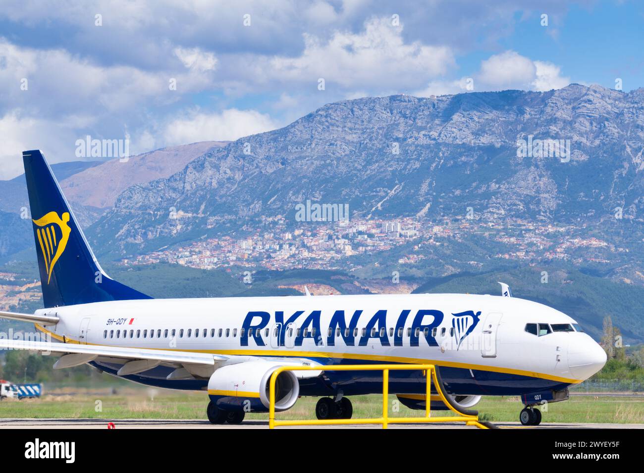 Aeroporto Internazionale di Tirana - madre Teresa, Albania. Foto Stock