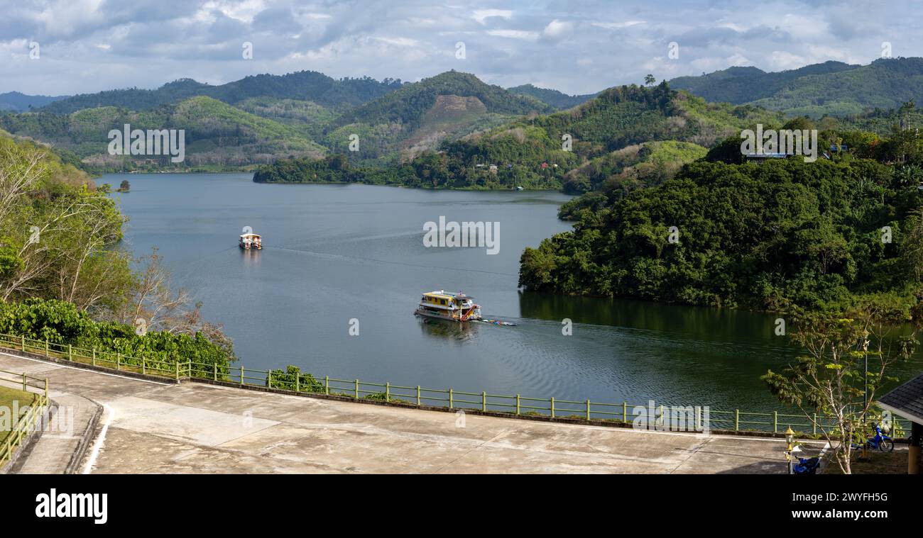 Area della diga di Bang Lang nel sud della Thailandia Foto Stock