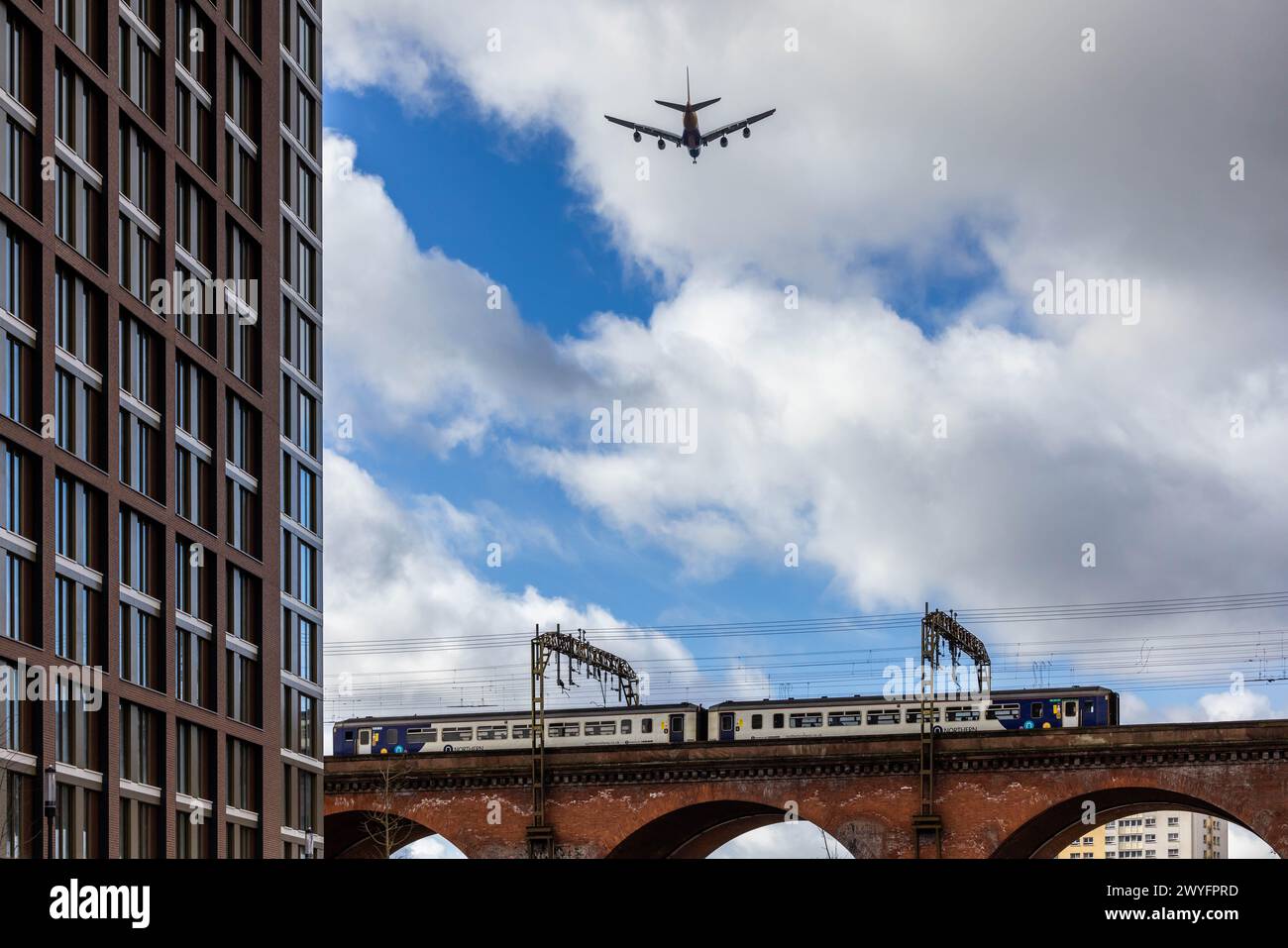 Apertura ufficiale dello Stockport Transport Interchange e del Viaduct Park - 18 marzo 2024. Foto Stock