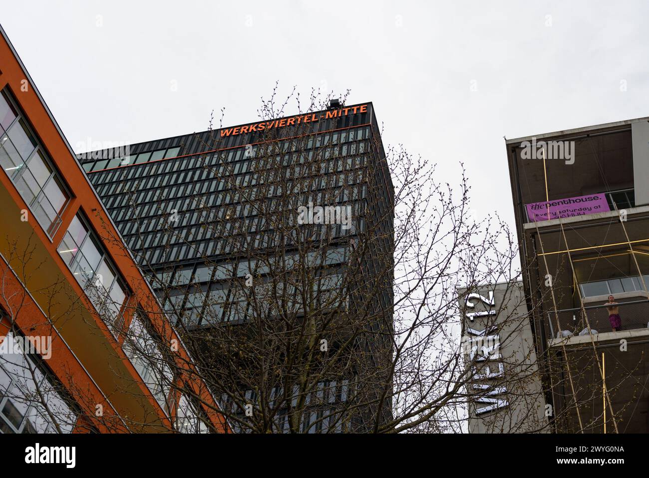 Monaco, Germania. 5 aprile 2024. Monaco di Baviera, Germania, 5 aprile 2024: Edificio a Werksviertel, Monaco di Baviera. (Sven Beyrich/SPP) credito: SPP Sport Press Photo. /Alamy Live News Foto Stock