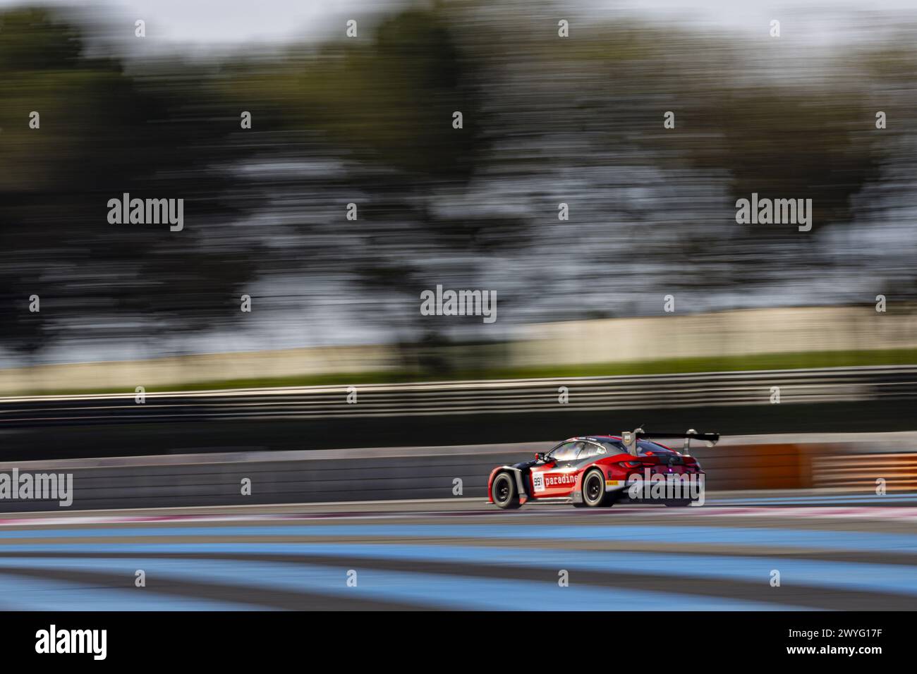 991 LEUNG Darren (gbr), DENNIS Jake (gbr), SOWERY Toby (gbr), Century Motorsport, BMW M4 GT3, azione durante il 1° round del Fanatec GT World Challenge 2024 motorizzato da AWS sul circuito Paul Ricard, dal 5 al 7 aprile 2024 a le Castellet, Francia Foto Stock