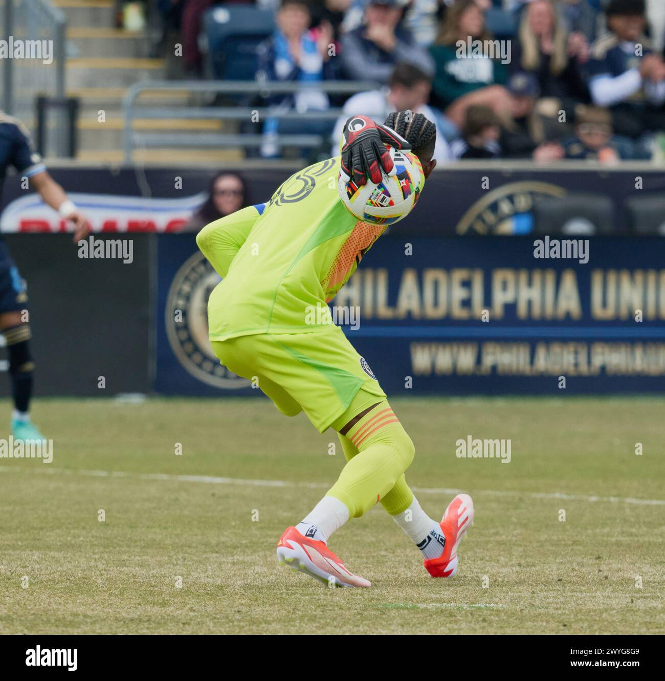 CHESTER, PA, USA - 30 MARZO 2024 - partita MLS tra Philadelphia Union e Minnesota United FC a Subaru Park. Foto Stock