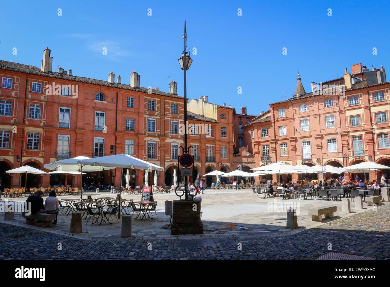 Vista dalla città di Montauban, Francia Foto Stock