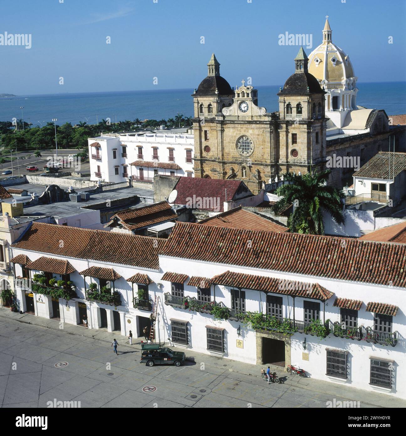Chiesa di San Pedro Claver. Cartagena de Indias. Colombia. Foto Stock