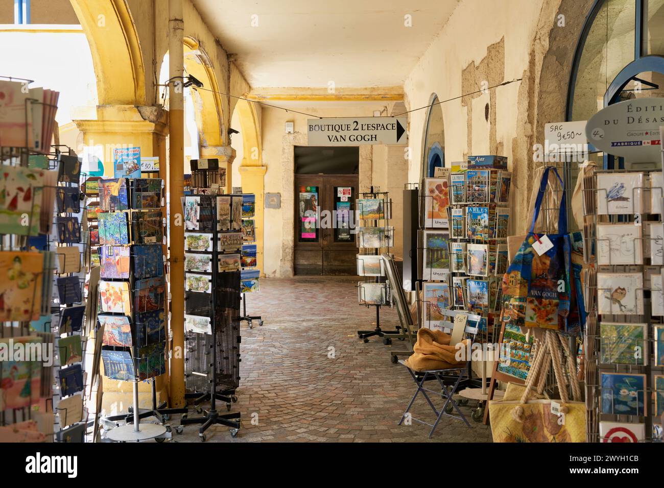 L'espace Van Gogh, Arles, Bouches-du-Rhône, Provence-Alpes-Côte dAzur, Francia, Europa. Foto Stock