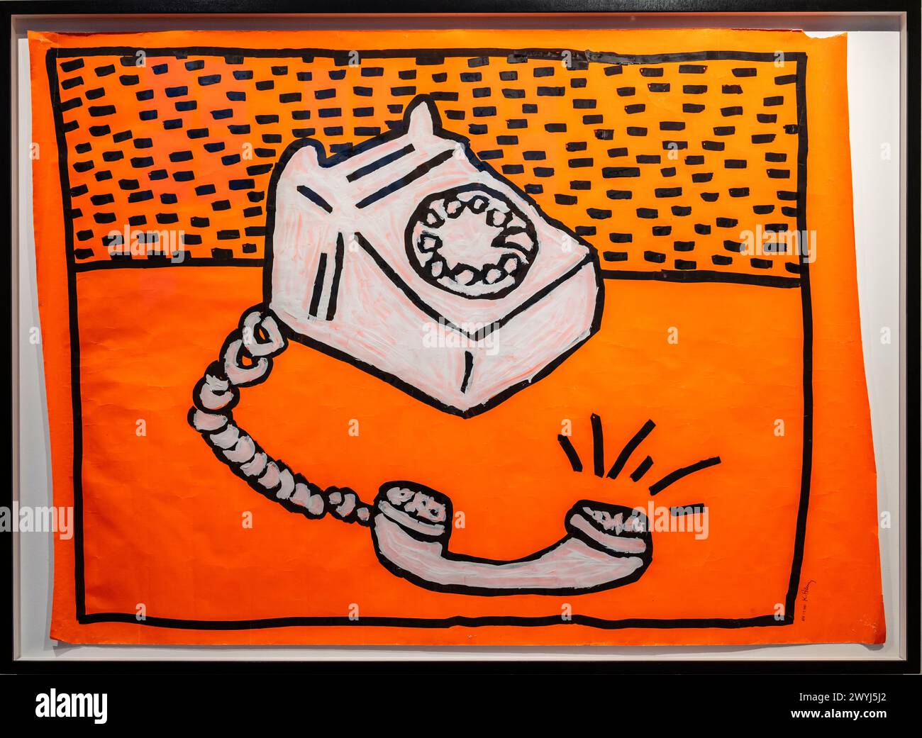 Keith haring painting immagini e fotografie stock ad alta risoluzione ...