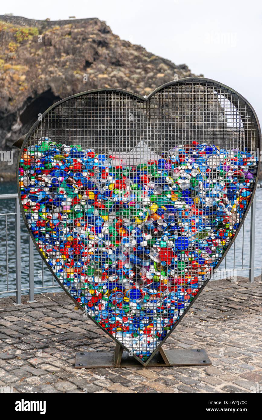 La Great Pacific Garbage Island Foto Stock