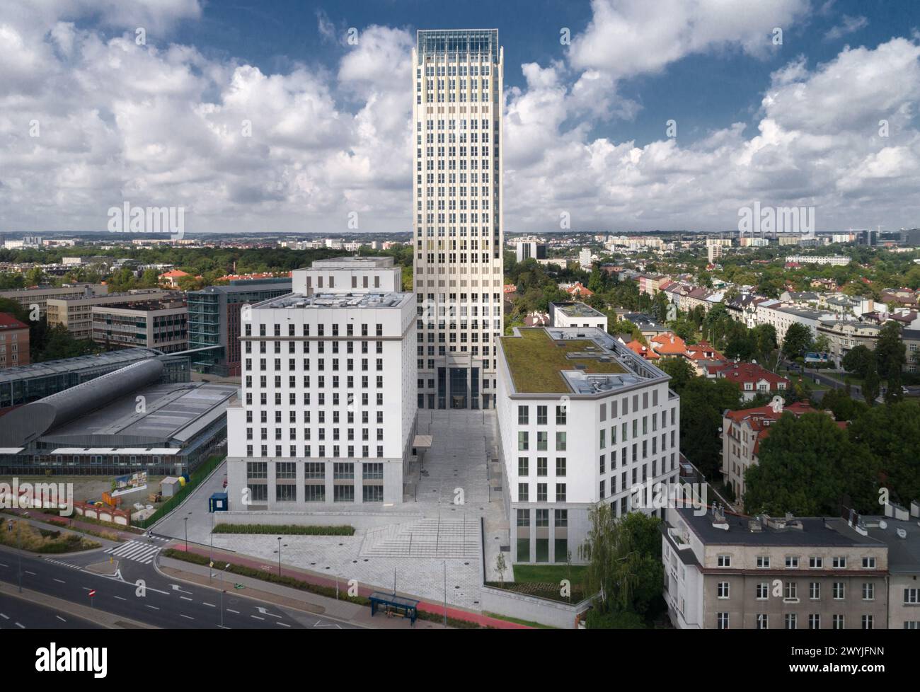 Unity Centre, Unity Tower, Cracovia, Polonia Foto Stock