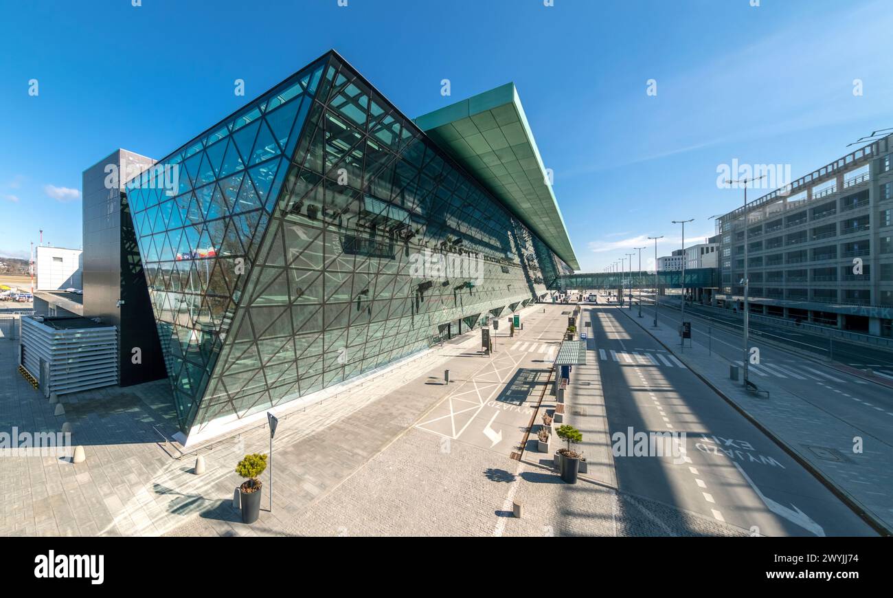 Aeroporto Kraków-Balice, Cracovia, Polonia Foto Stock