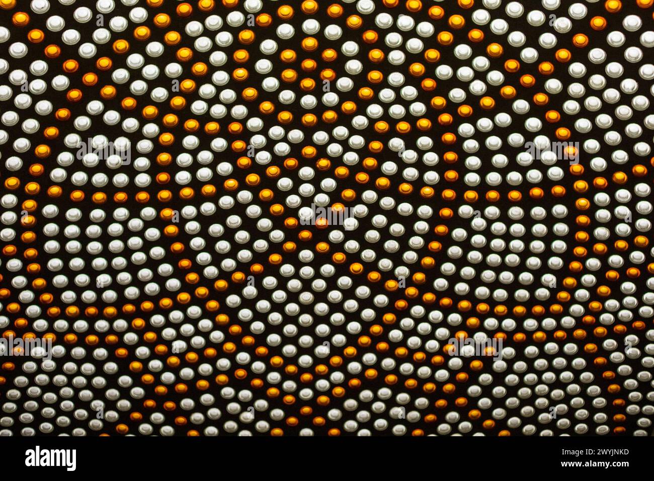 Un soffitto a motivi geometrici al Molinard Perfumery and Museum, Grasse, Provence-Alpes-Côte dAzur, Francia. Foto Stock
