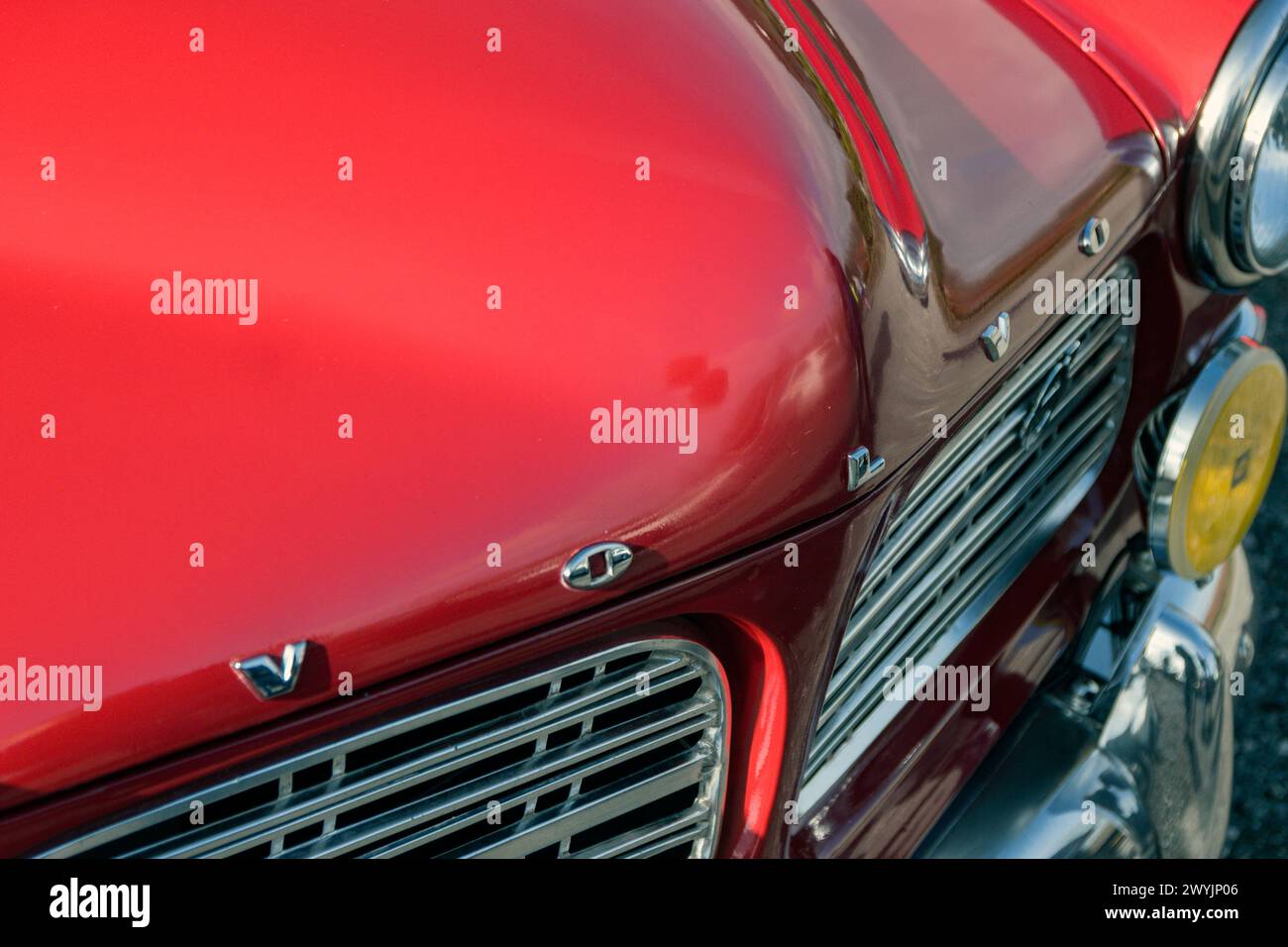 Volvo Amazon. Super Car Sunday, Shackletons Garden Centre. Foto Stock