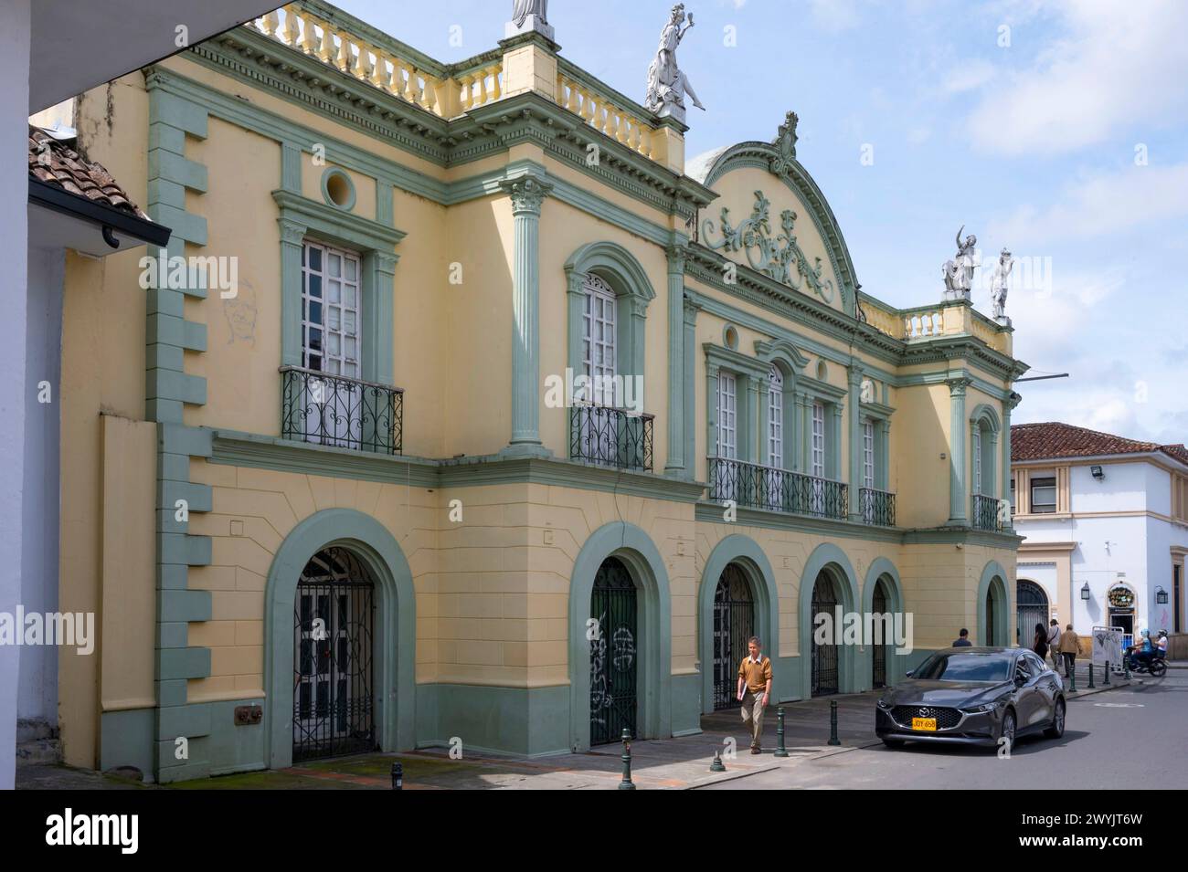 Colombia, quartiere di Cauca, quartiere storico, teatro Foto Stock