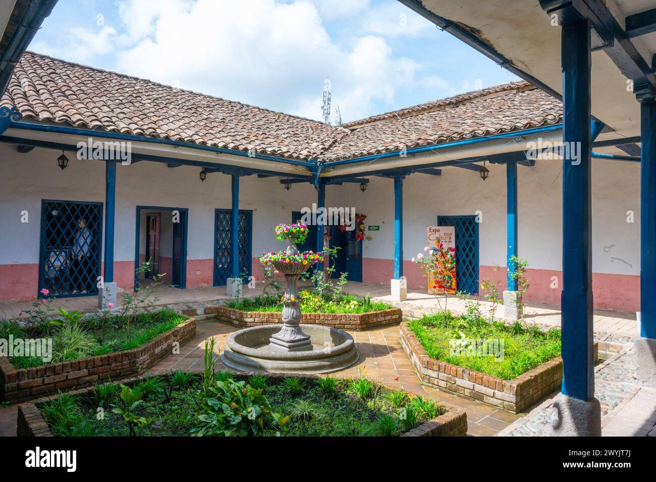 Colombia, quartiere di Cauca, quartiere storico, casa della cultura Foto Stock