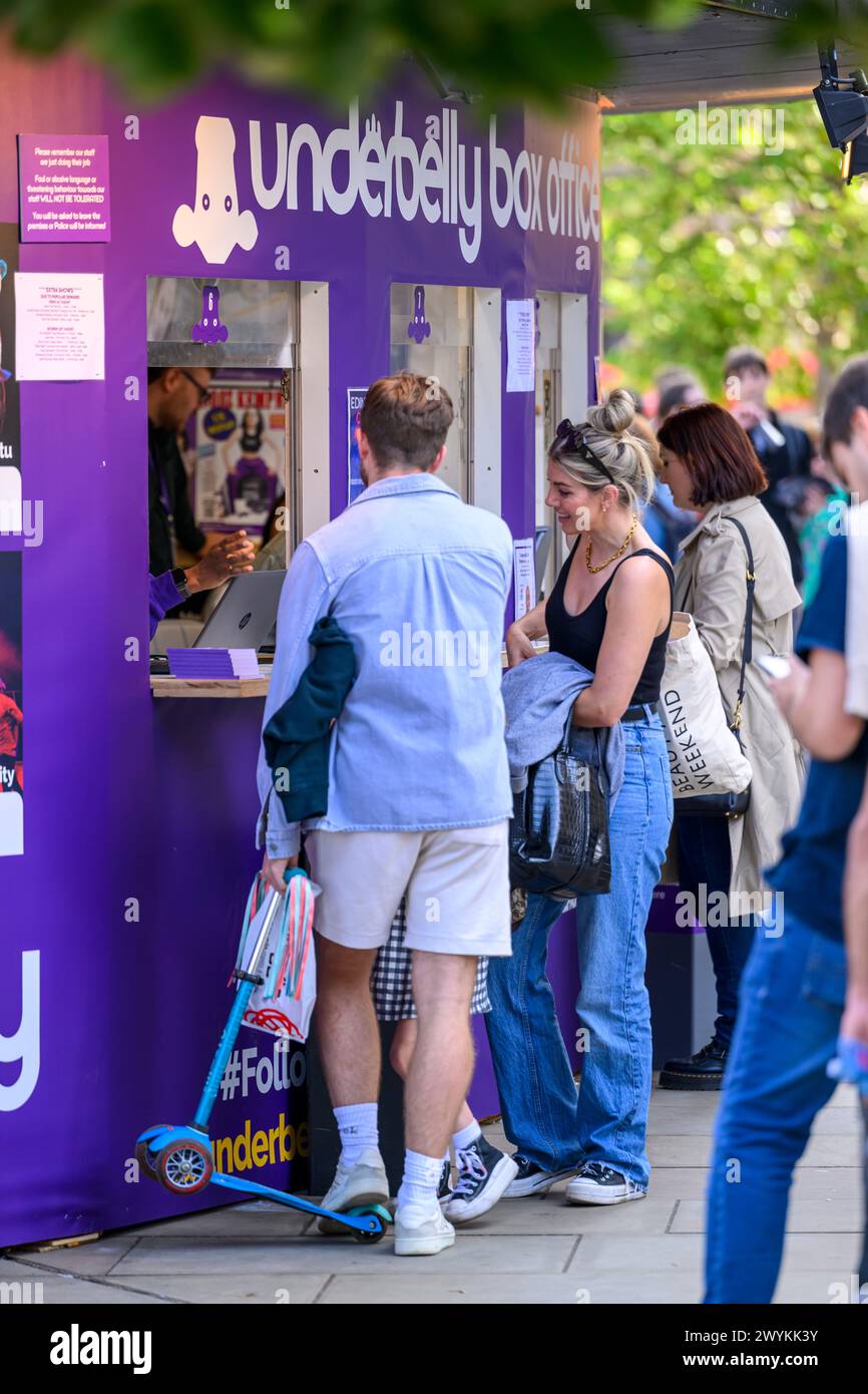 Underbelly Bristo Square, McEwan Hall Edinburgh Fringe Festival Foto Stock