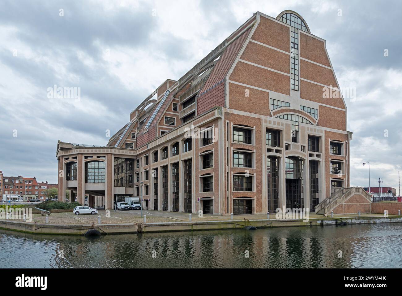 Communauté Urbaine de Dunkerque, edificio, porto, Dunkerque, Département Nord, Francia Foto Stock