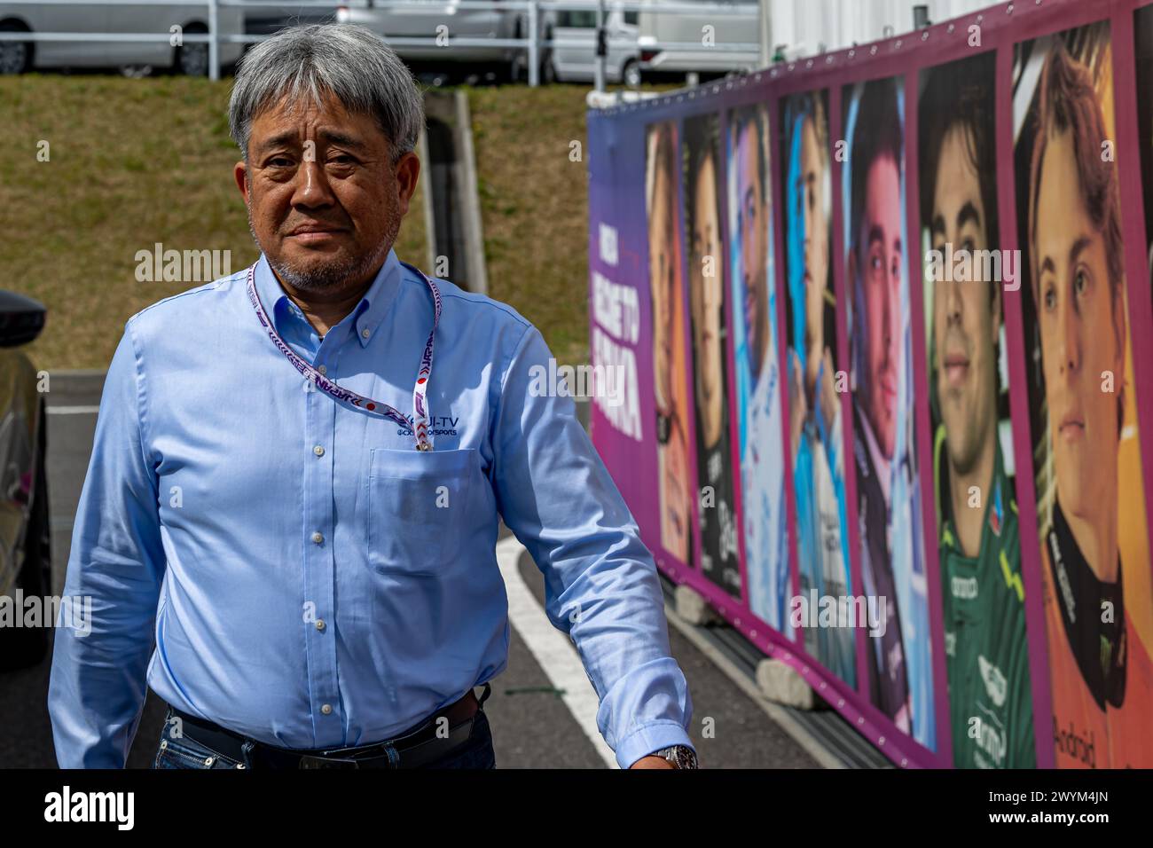 SUZUKA INTERNATIONAL RACING COURSE, GIAPPONE - 07 APRILE: Masashi Yamamoto, Masashi Yamamoto Honda Principal, durante il Gran Premio del Giappone al Suzuka International Racing Course domenica 07 aprile 2024 a Suzuka, Giappone. (Foto di Michael Potts/Agenzia BSR) credito: Agenzia BSR/Alamy Live News Foto Stock