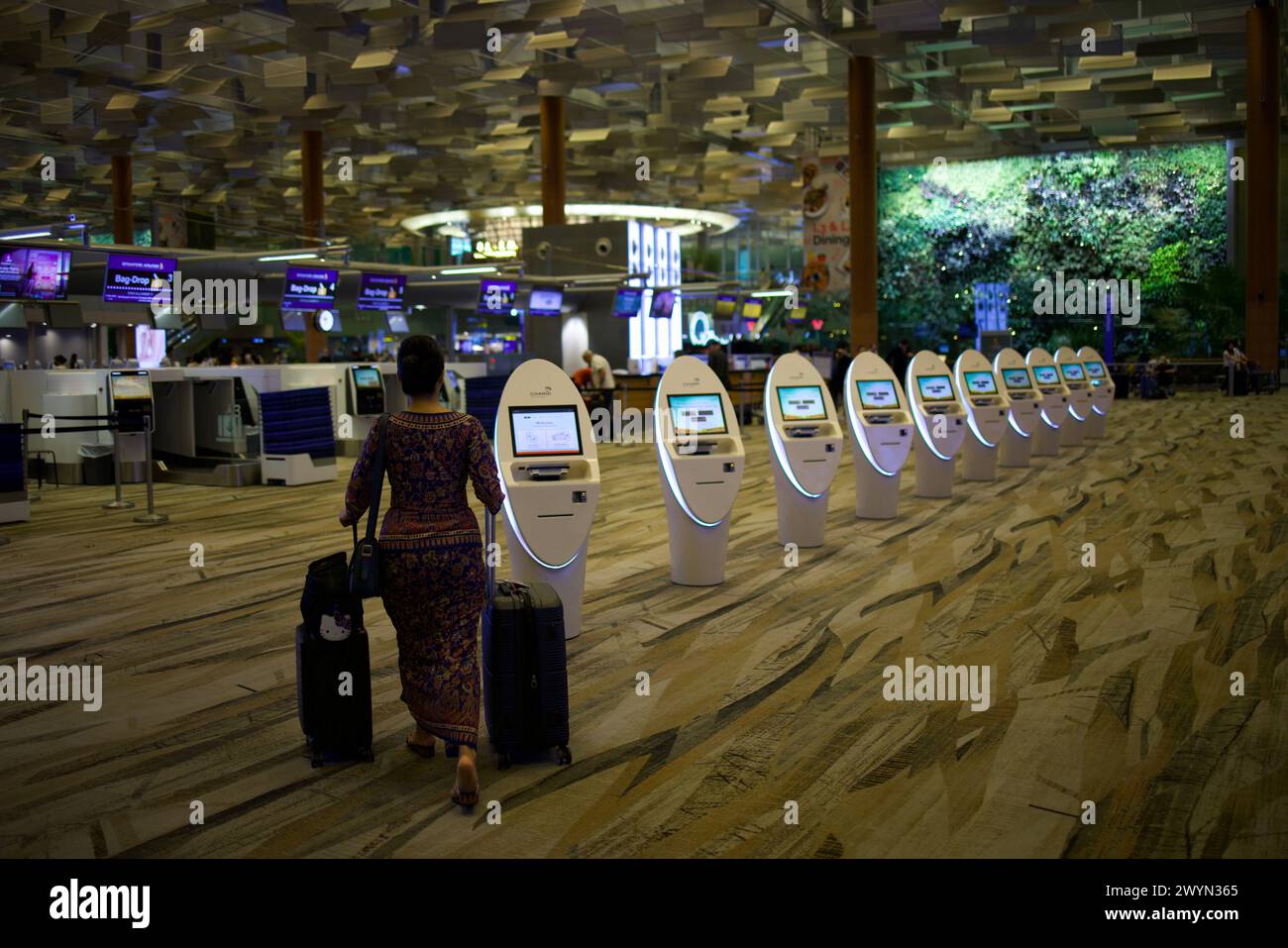 Il miglior aeroporto del mondo, Changi Airport Foto Stock