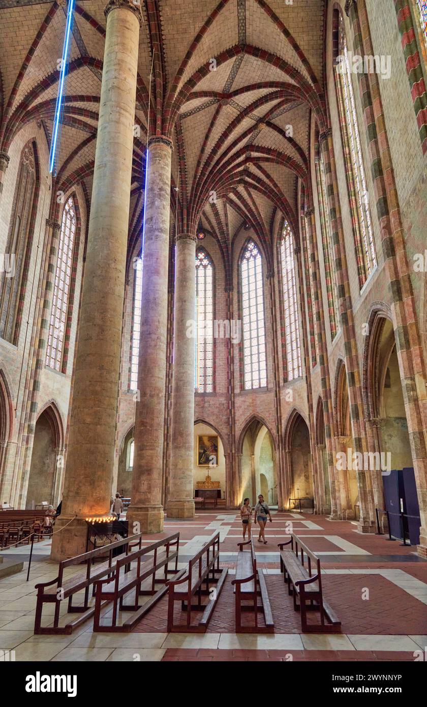 Couvent des Jacobins, Tolosa, Haute-Garonne, Occitanie, Francia, Europa. Foto Stock