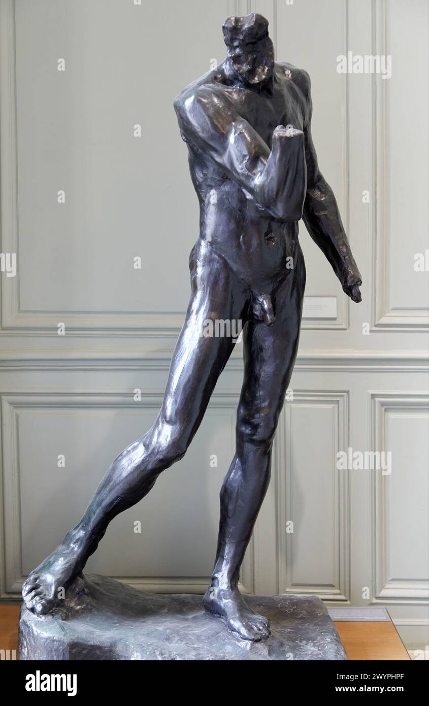 Auguste Rodin, Burgher di Calais, Museo Rodin. Parigi. Francia Foto Stock
