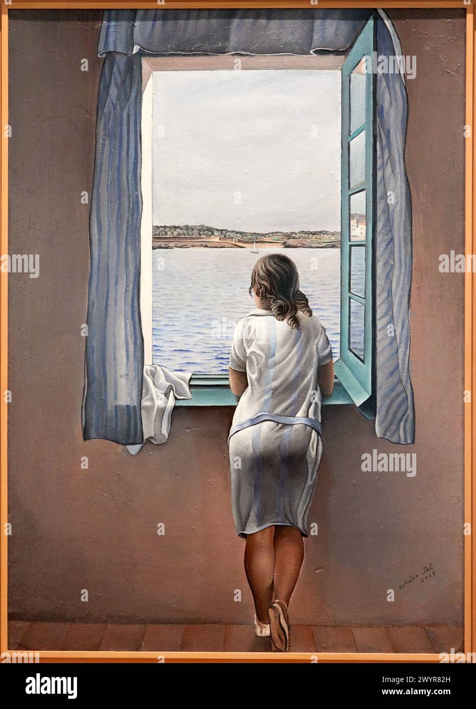 Girl at the Window, 1925, Salvador Dalí, Museo Nacional Centro de Arte Reina Sofia, Madrid, Spagna, Europa. Foto Stock