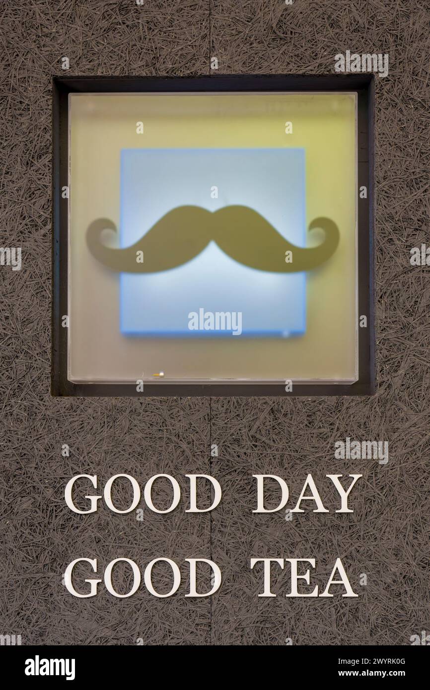 Per avere una buona giornata, bere un buon tè Foto Stock