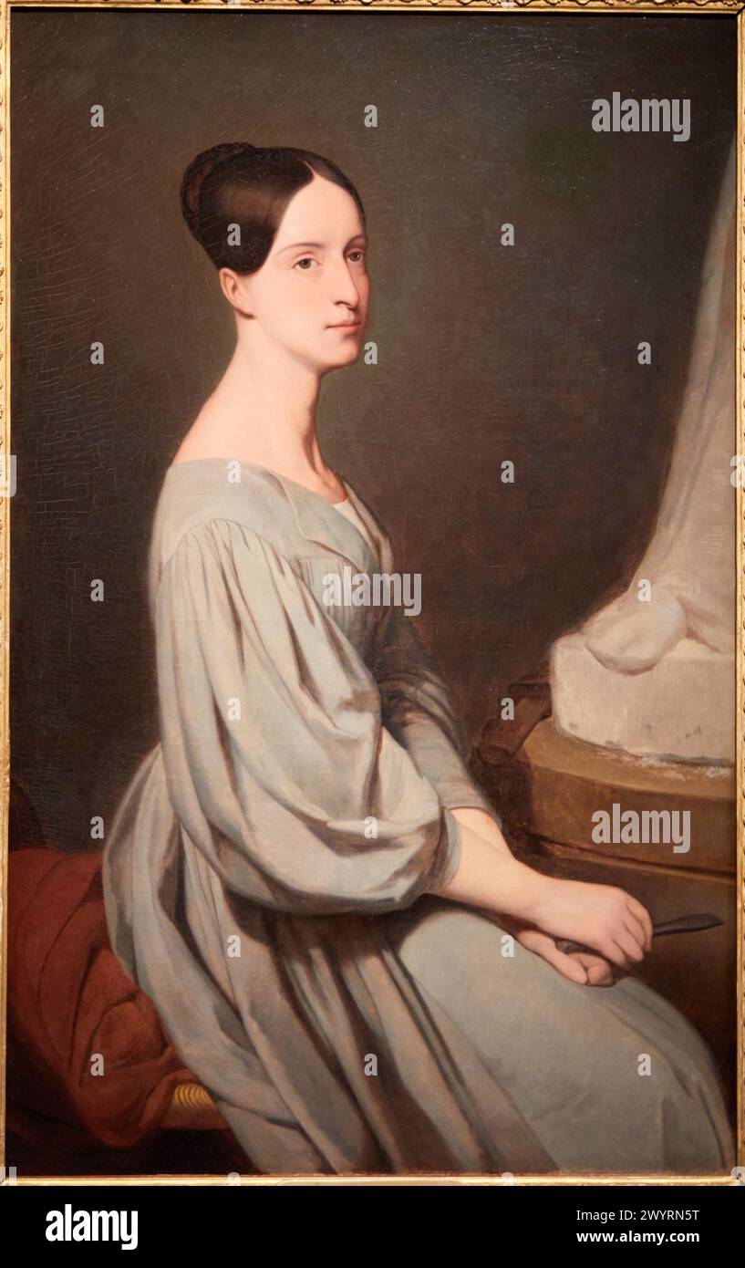 "Marie d'Orléans", 1837, Ary Scheffer, Petit Palais Musée des Beaux Arts de la Ville de Paris, Francia, Europa. Foto Stock