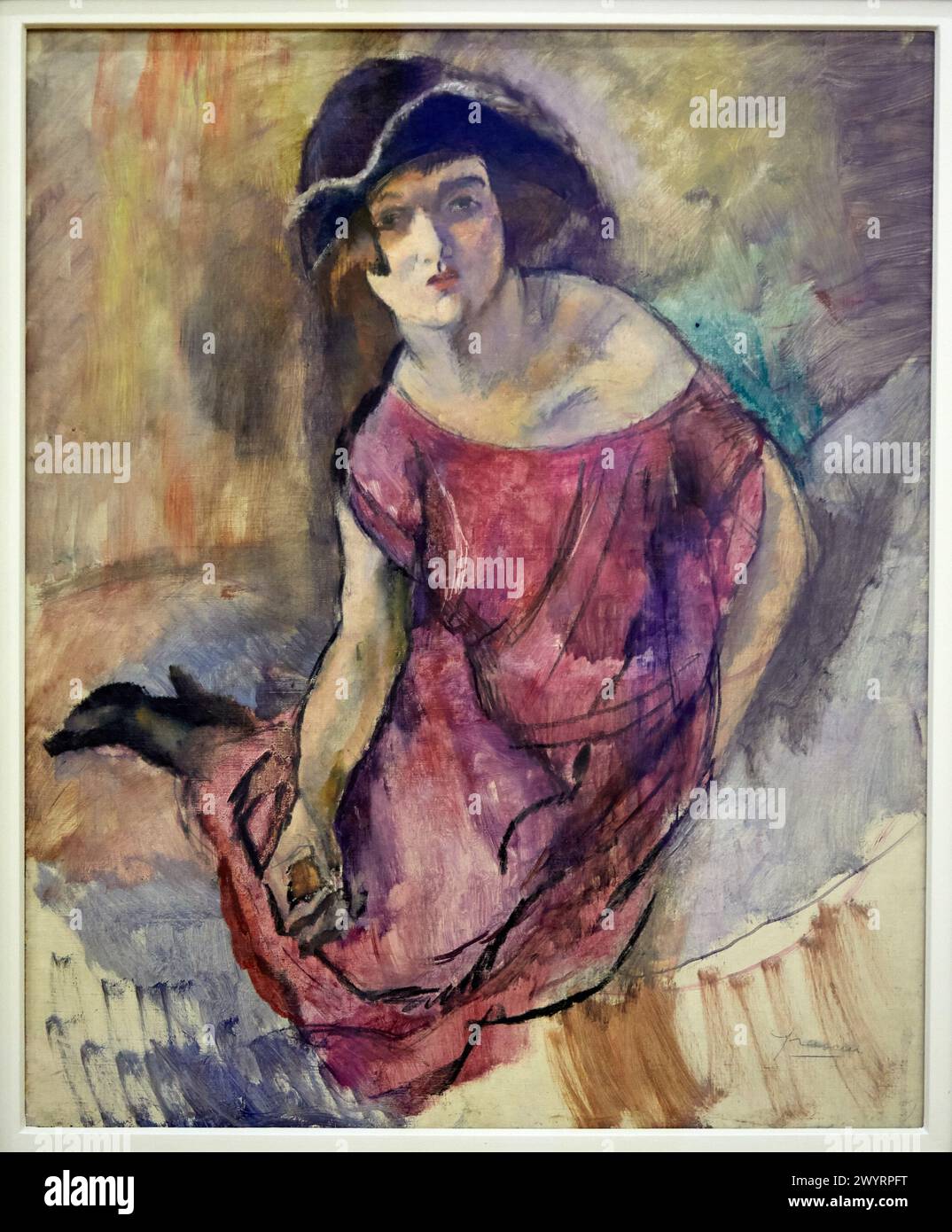 "La belle anglaise", 1916, Pascin, Centre Pompidou, Parigi, Francia, Europa. Foto Stock