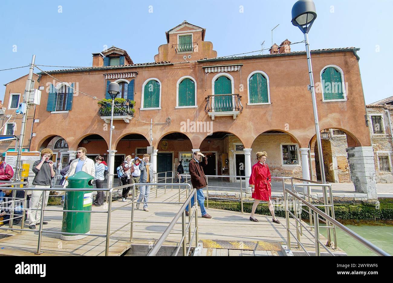 Fondamenta Navagero, Murano. Veneto, Italia. Foto Stock