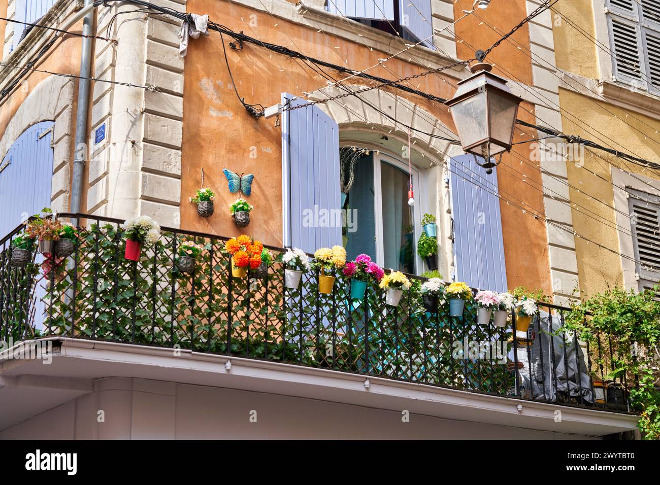 Place du Postel, Apt, Vaucluse, Provence-Alpes-Côte dAzur, Francia, Europa. Foto Stock