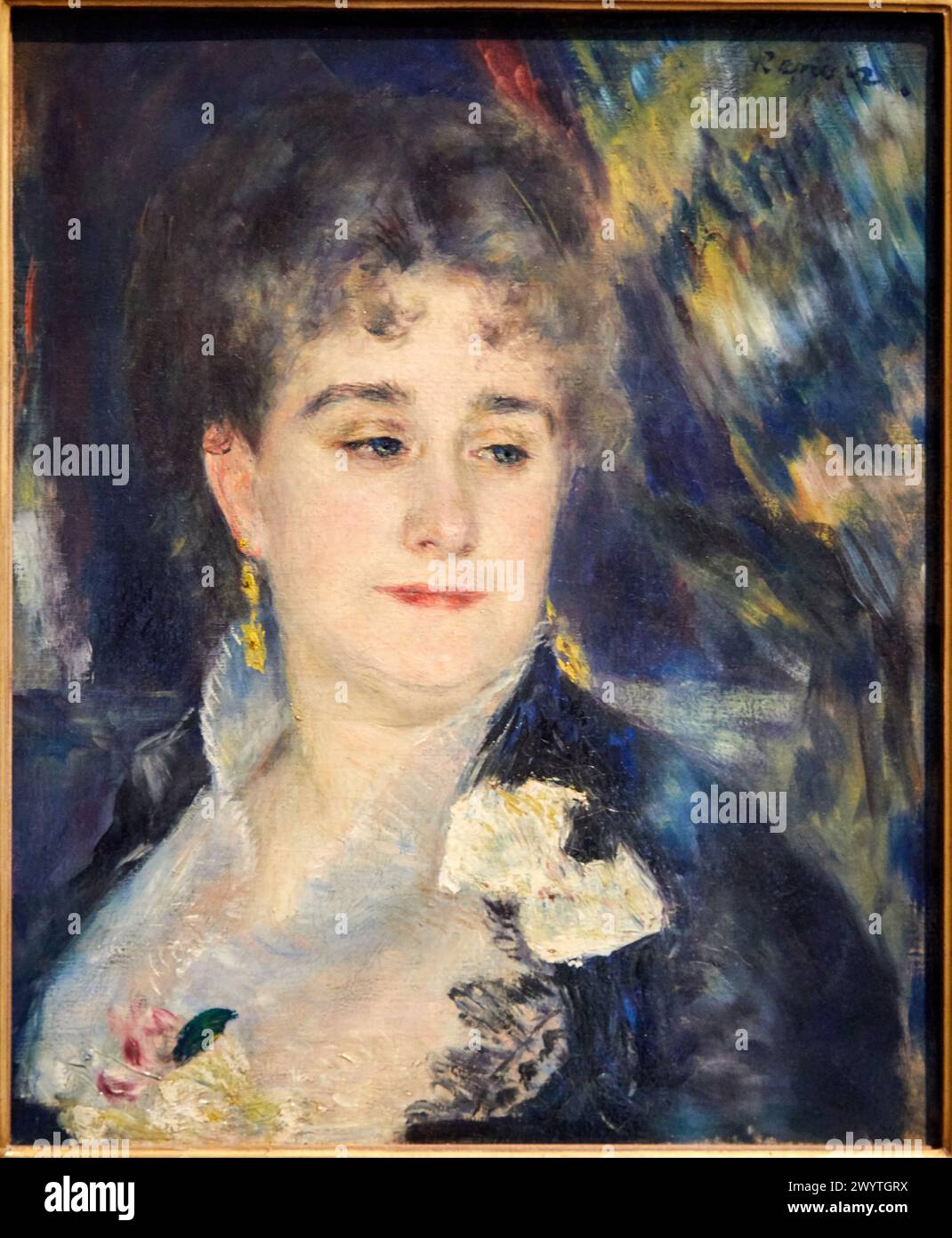 "Madame Georges Charpentier", 1876-1877, Pierre Auguste Renoir, 1841-1919, Musée d'Orsay, Parigi, Francia, Europa Foto Stock