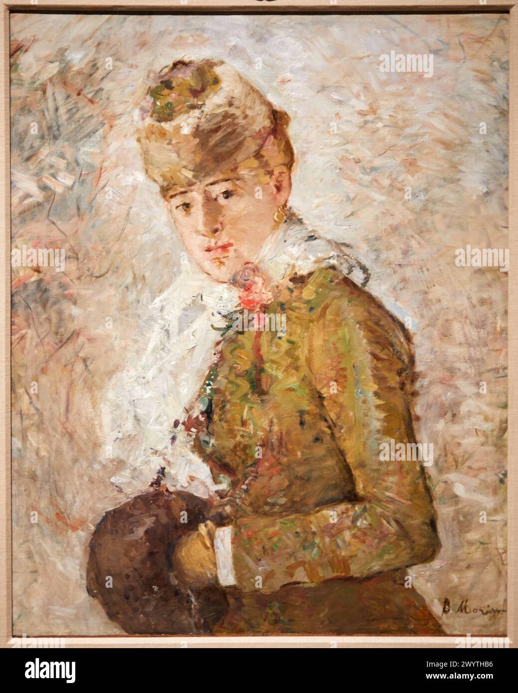 "Hiver", 1880, Berthe Morisot (1841-1895) Foto Stock