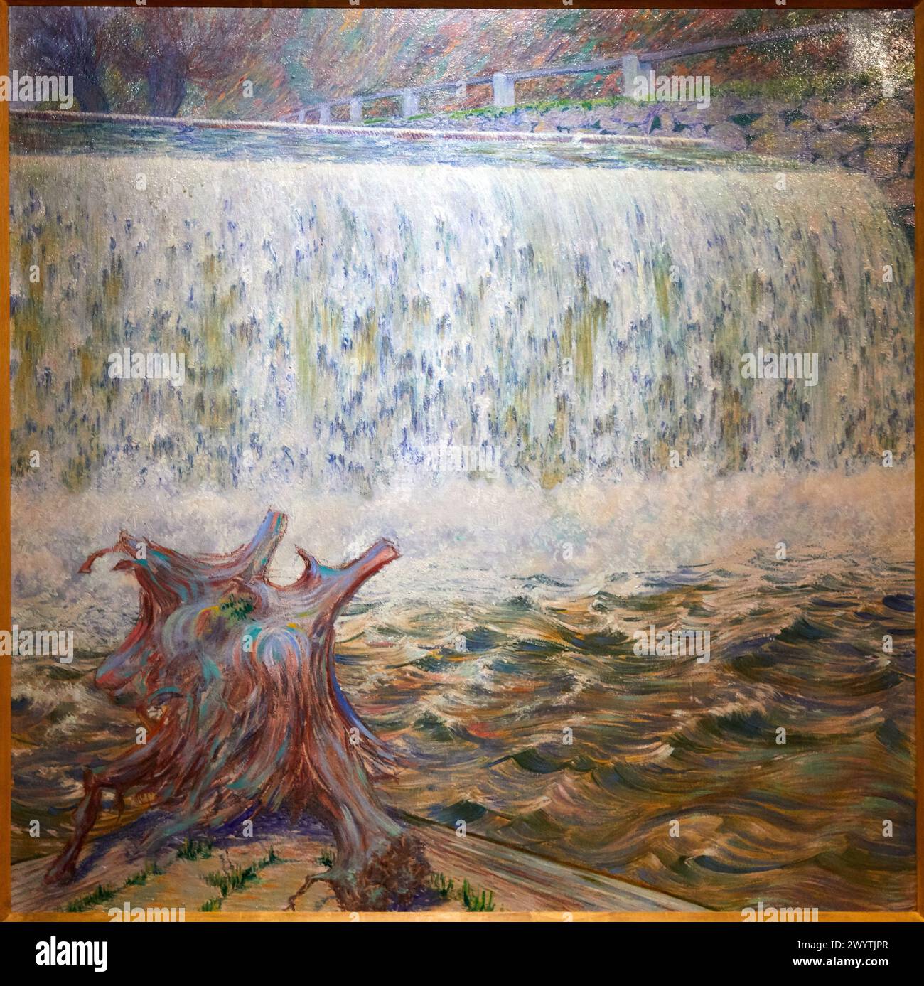 "Chute d'eau sur la Pielach", 1905, Leopold Blauensteiner (1880-1947), Musée d'Orsay, Parigi, Francia, Europa Foto Stock