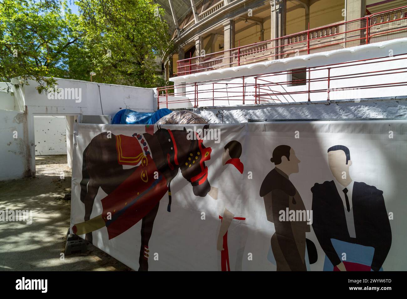 Plaza de Toros, Pamplona, Spagna Foto Stock