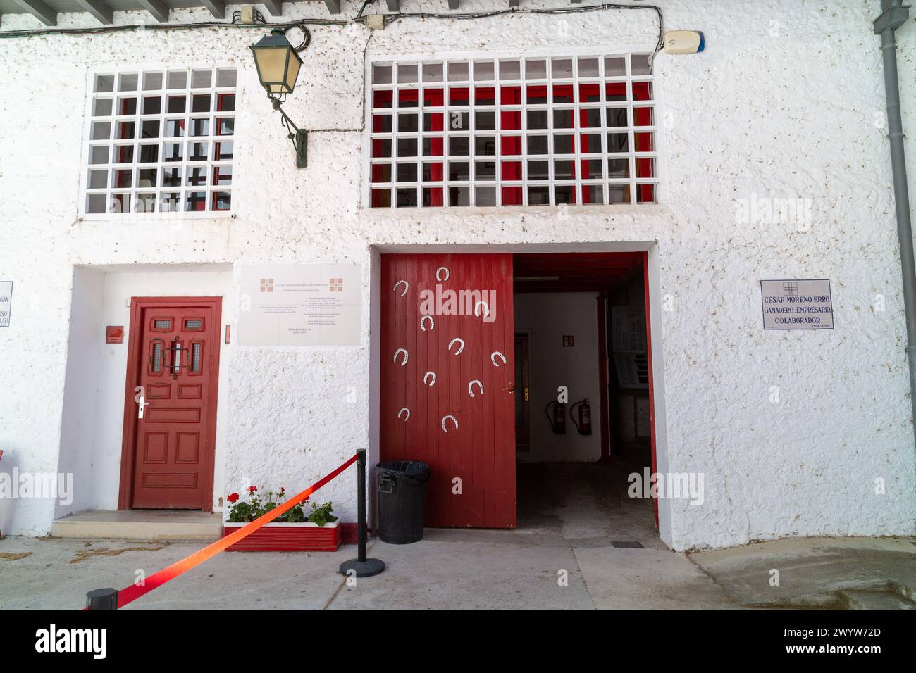 Plaza de Toros, Pamplona, Spagna Foto Stock