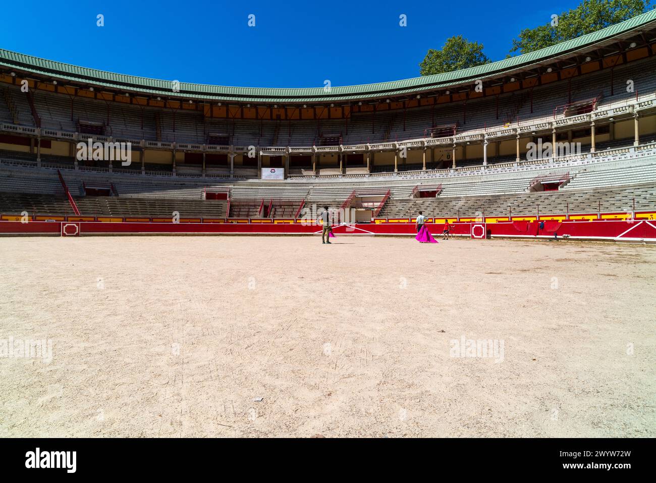 Plaza de Toros, Pamplona, Spagna Foto Stock