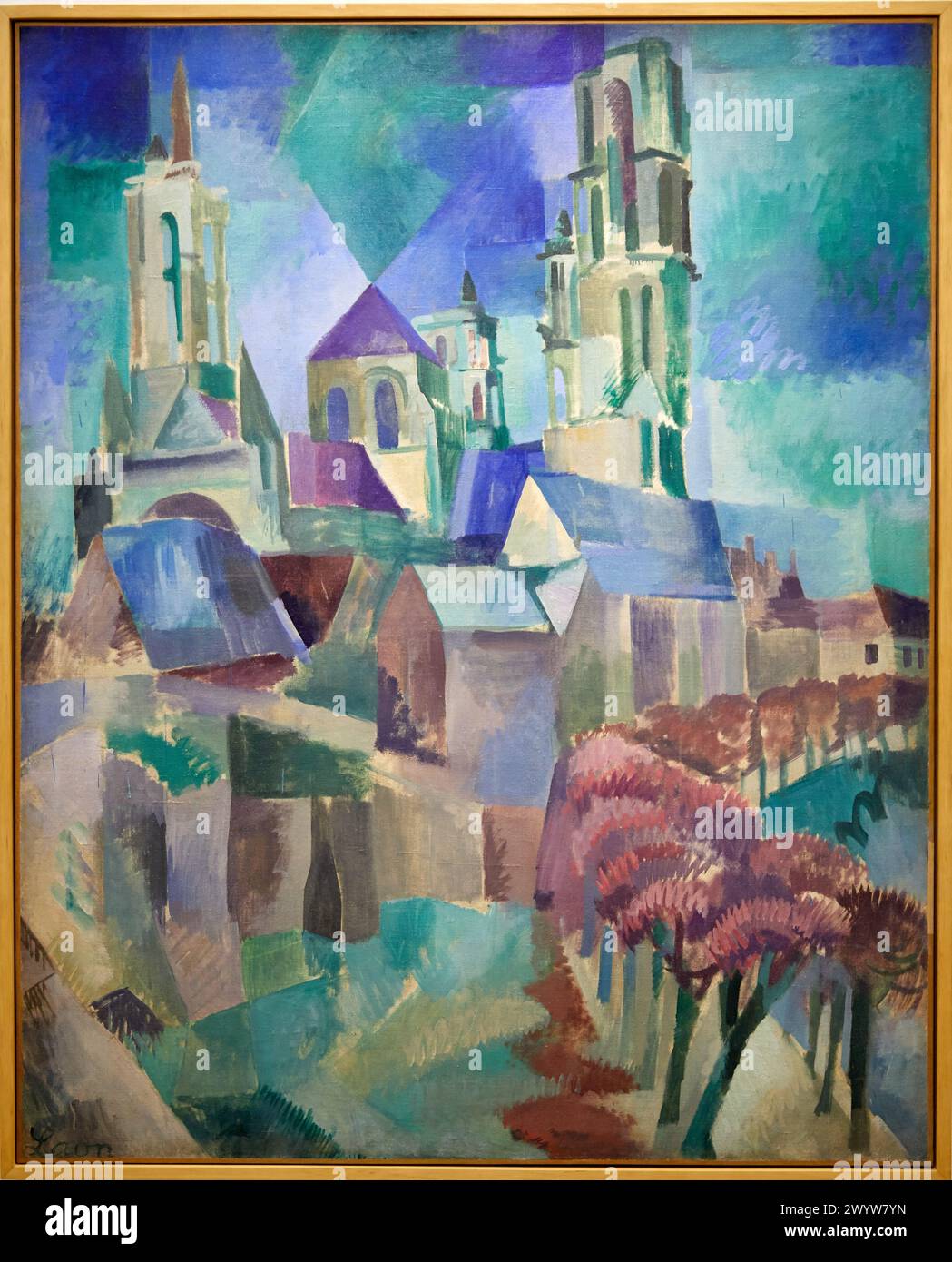 "Les Tours de Laon", 1912, Robert Delaunay, Centre Pompidou, Parigi, Francia, Europa. Foto Stock