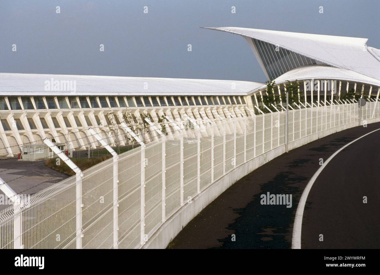 Aeroporto di Bilbao, di Santiago Calatrava. Biscaglia. Paesi Baschi. Spagna. Foto Stock