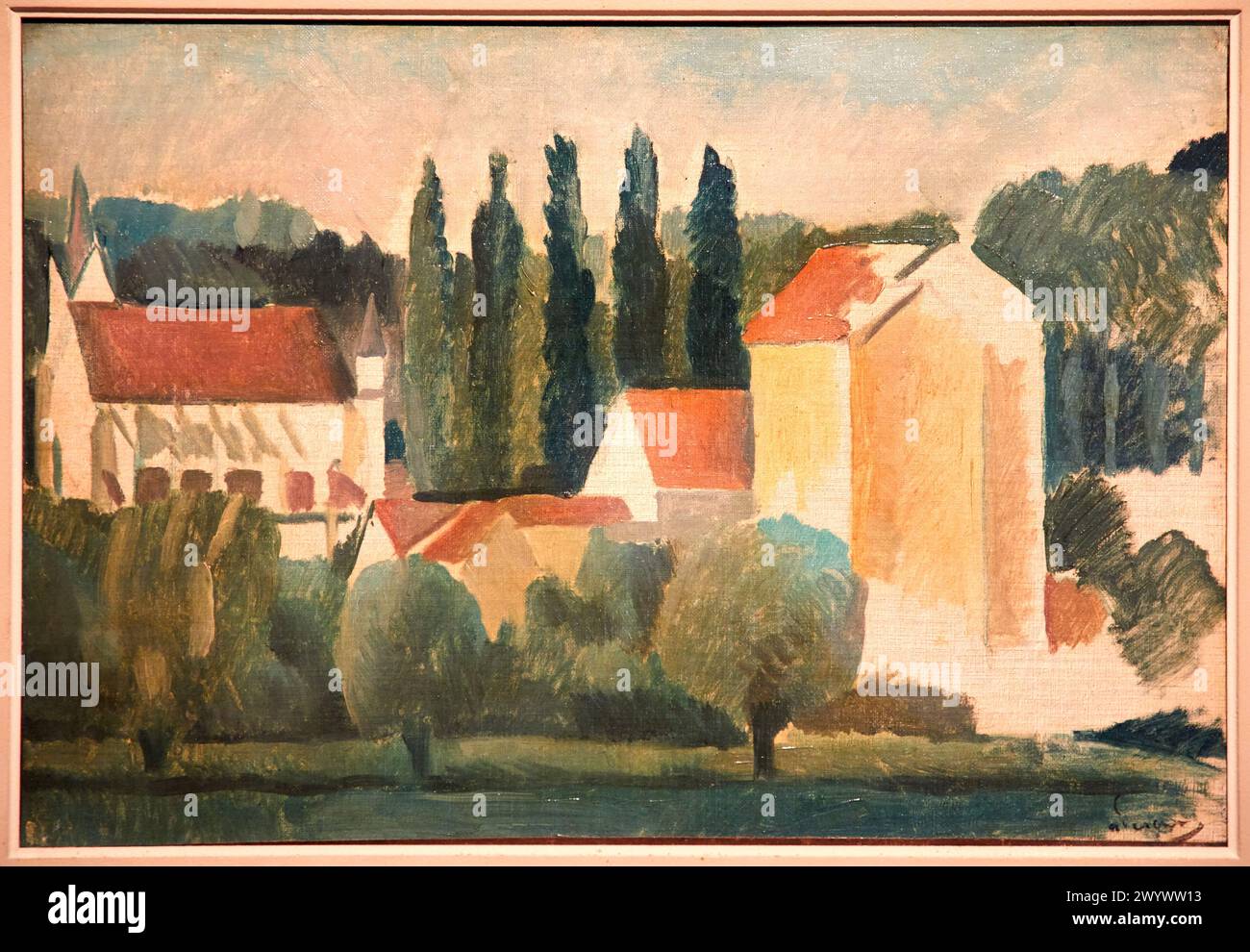 La Chapelle-sous-Crécy, 1910, André Derain, Musée d'Art moderne, Troyes, regione Champagne-Ardenne, dipartimento Aube, Francia, Europa. Foto Stock