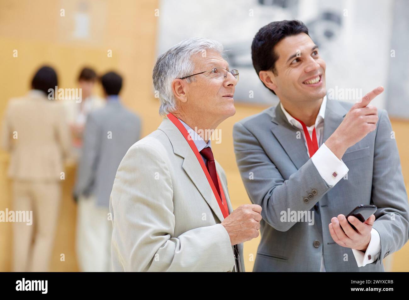 I dirigenti di Convention Center, Business, Donostia, San Sebastian, Paesi Baschi, Spagna. Foto Stock