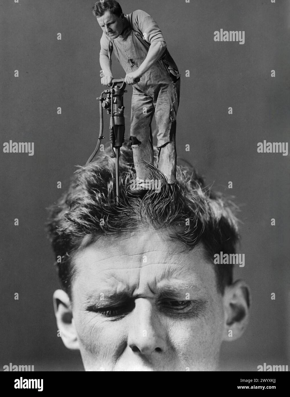 Gordon Burt - attacco di emicrania - 1925 Foto Stock