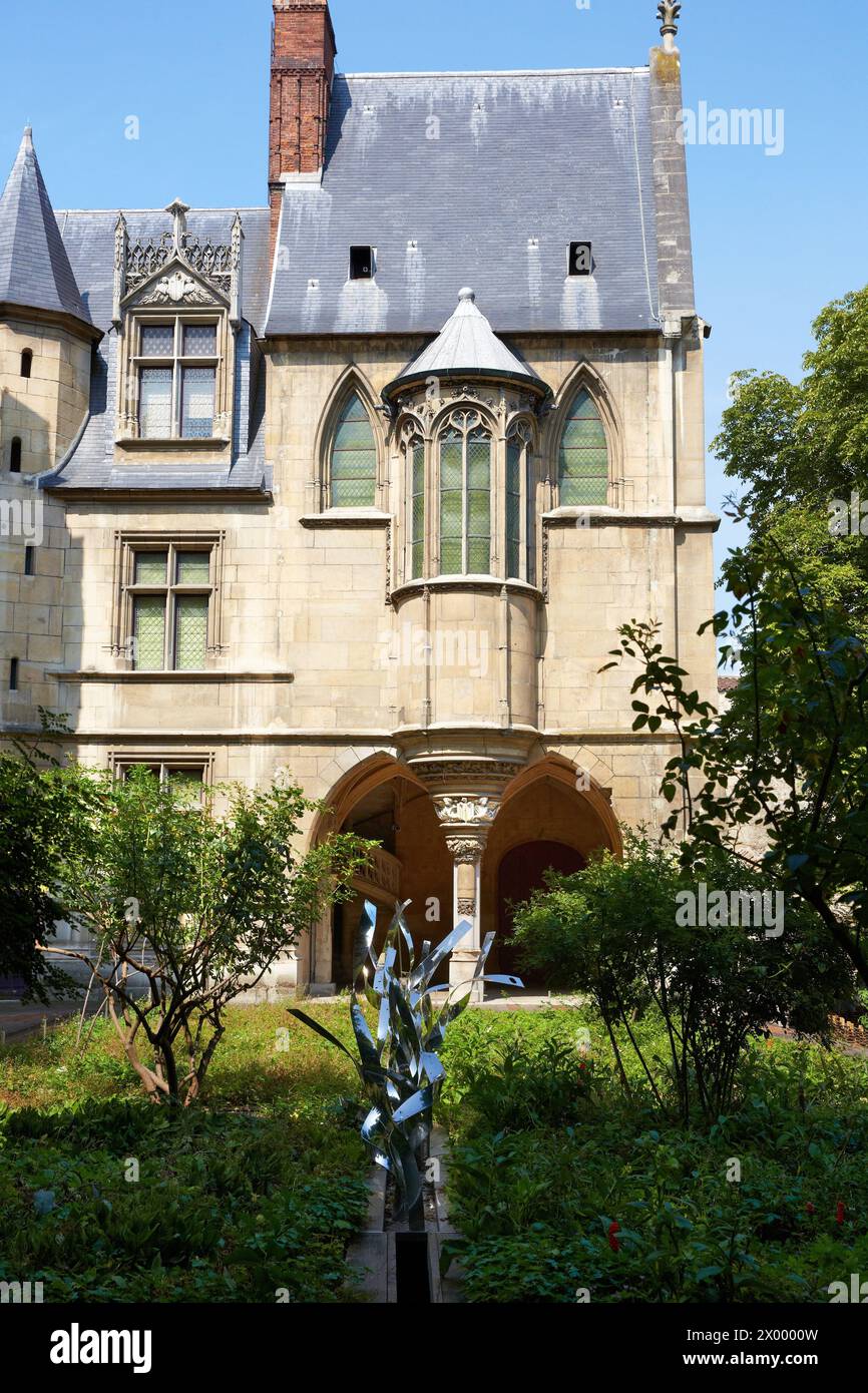 Museo del Medioevo dell'età del Moyen, l'ex Hotel de Cluny. Mus´e de Cluny. Parigi. Francia. Foto Stock