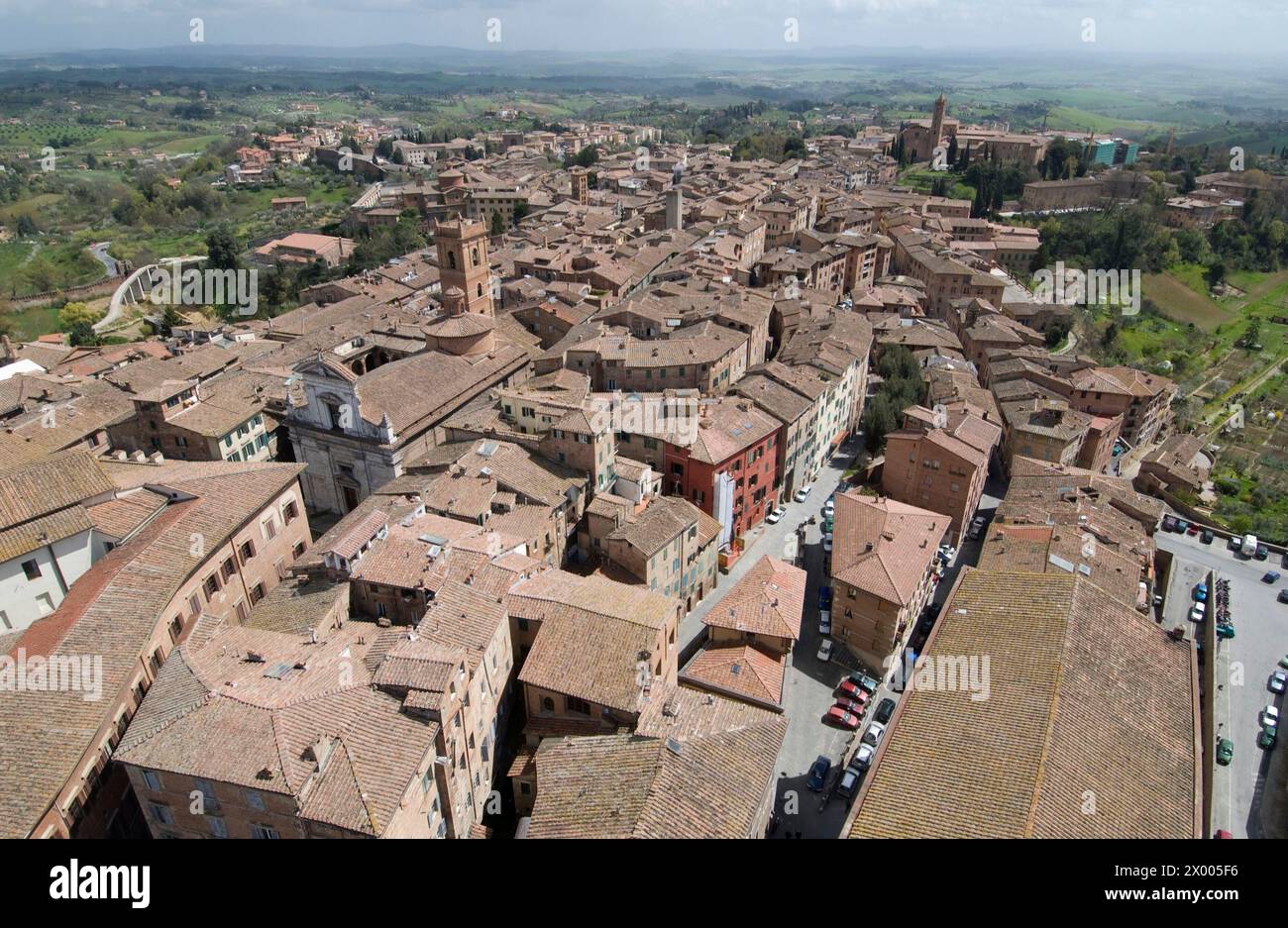 Siena, Toscana, Italia. Foto Stock