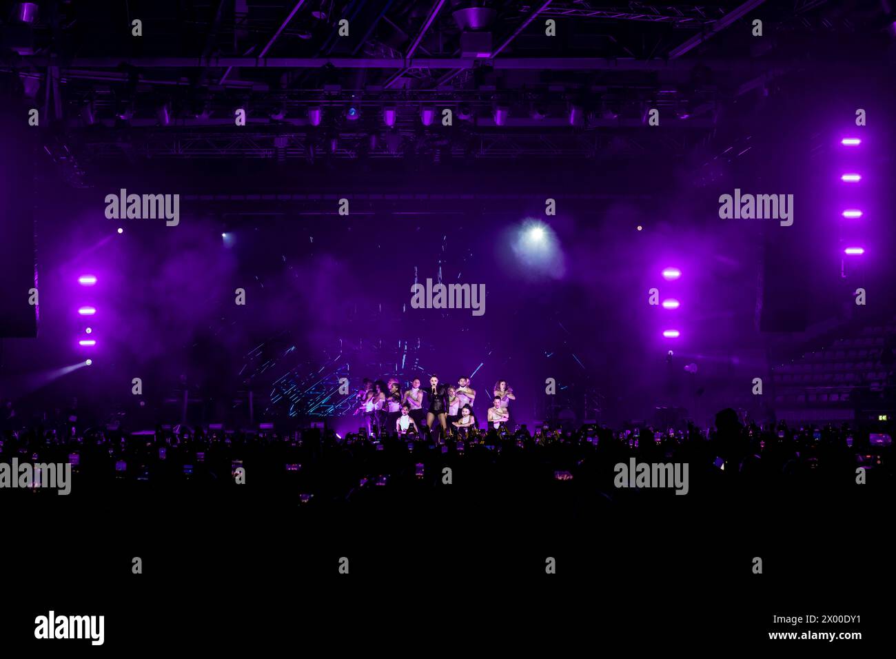 Italia, 06 aprile 2024 Annalisa live al Nelson Mandela Forum, Firenze,'tutti nel vortice - Palasport' Italian Tour Premiere © Luna la Chimia / Alamy Foto Stock