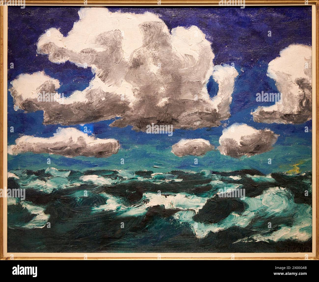 Emil Nolde, Nolde, 1867-Seebüll, 1956, Summer Clouds, 1913, Museo Thyssen Bornemisza, Madrid, Spagna, Europa. Foto Stock