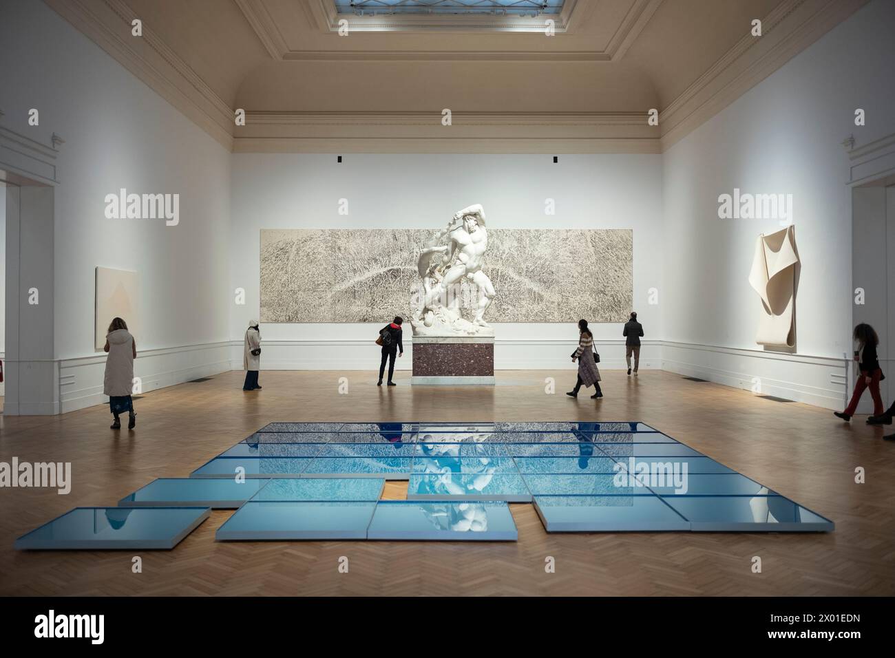 Roma. Italia. Galleria Nazionale di Arte moderna e Contemporanea GNAM Galleria Nazionale d'Arte moderna e Contemporanea, Roma. Sala dell'Ercole (settor Foto Stock