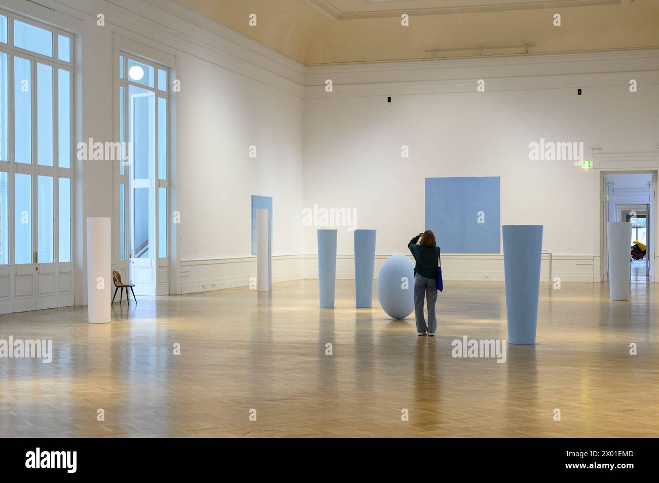 Roma. Italia. Galleria Nazionale di Arte moderna e Contemporanea GNAM Galleria Nazionale d'Arte moderna e Contemporanea, Roma. La mostra «il cielo i Foto Stock