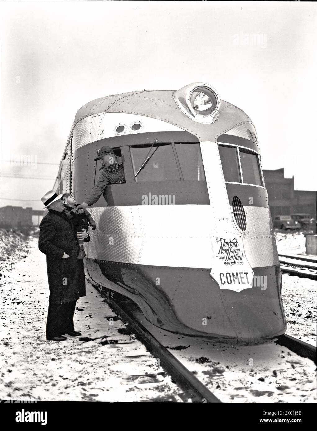 New Haven Comet - Train fotografia d'epoca Foto Stock